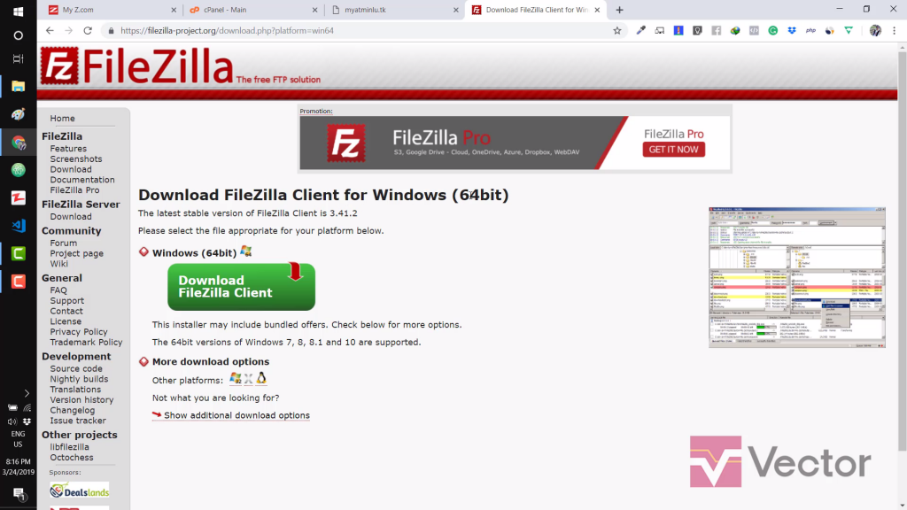 FileZilla ကိုအသုံးပြုပြီး Server မှ Folder နှင့် Files များကို စီမံပုံ